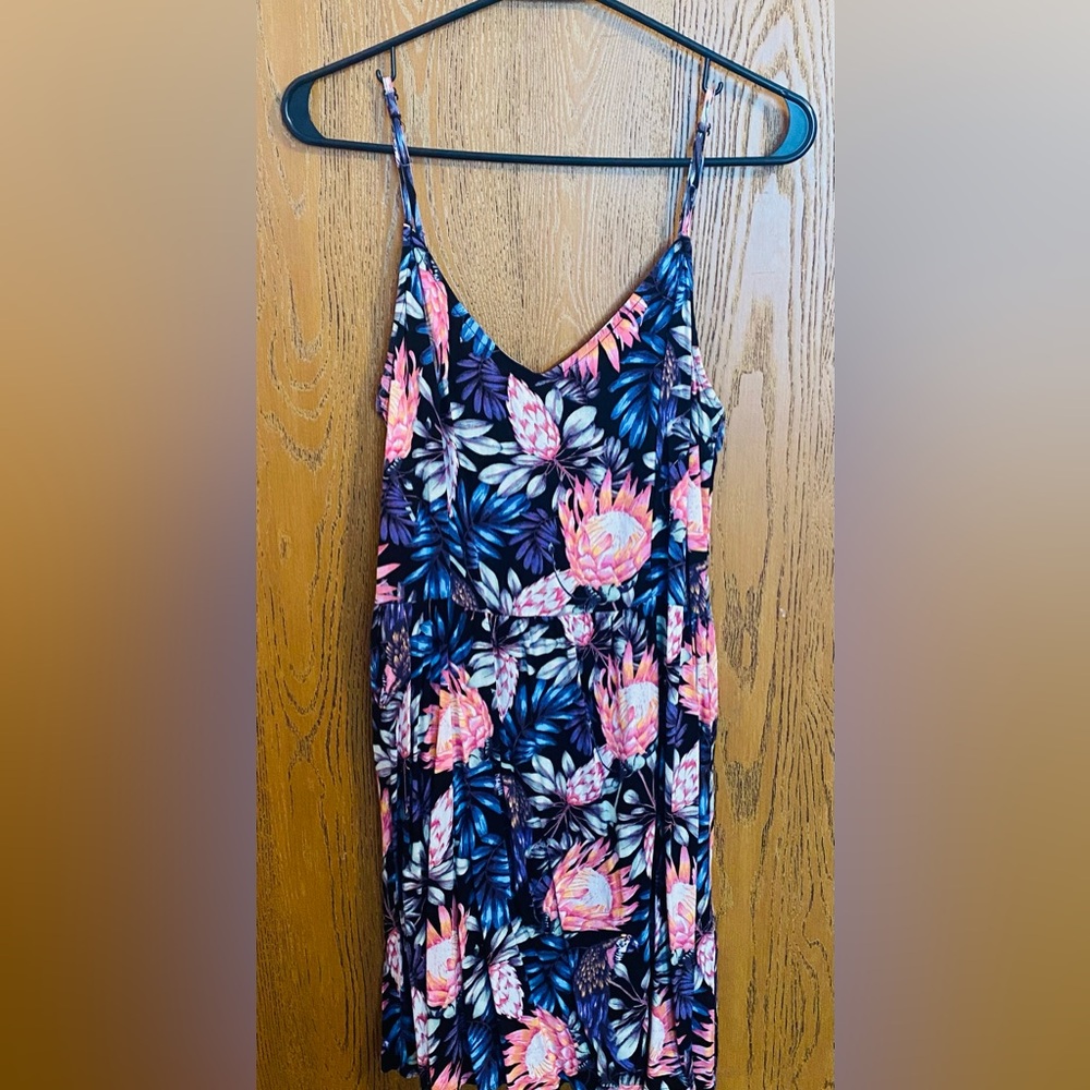 H&M Multicolor Floral Sleeveless Dress